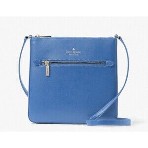 New Kate Spade Sadie North South Crossbody Fresh Blue
